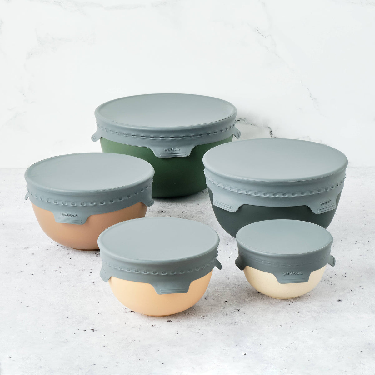 Mixing Bowl Lids - 5-Piece - Dishwasher Safe