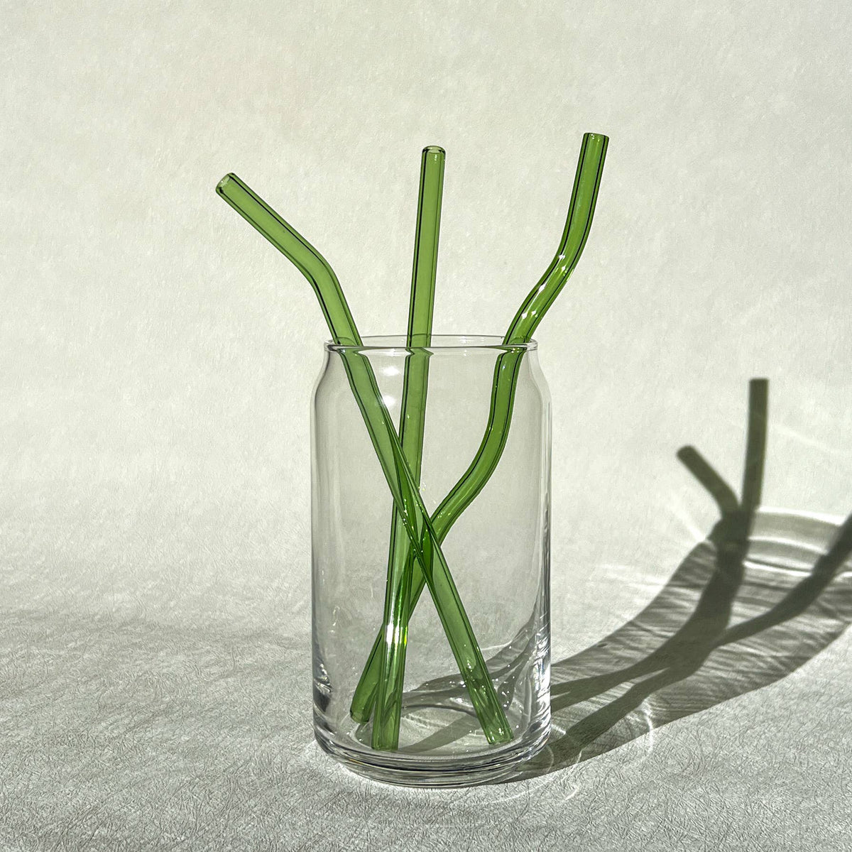 Glass straws for 16 oz Libbey can 8 inches