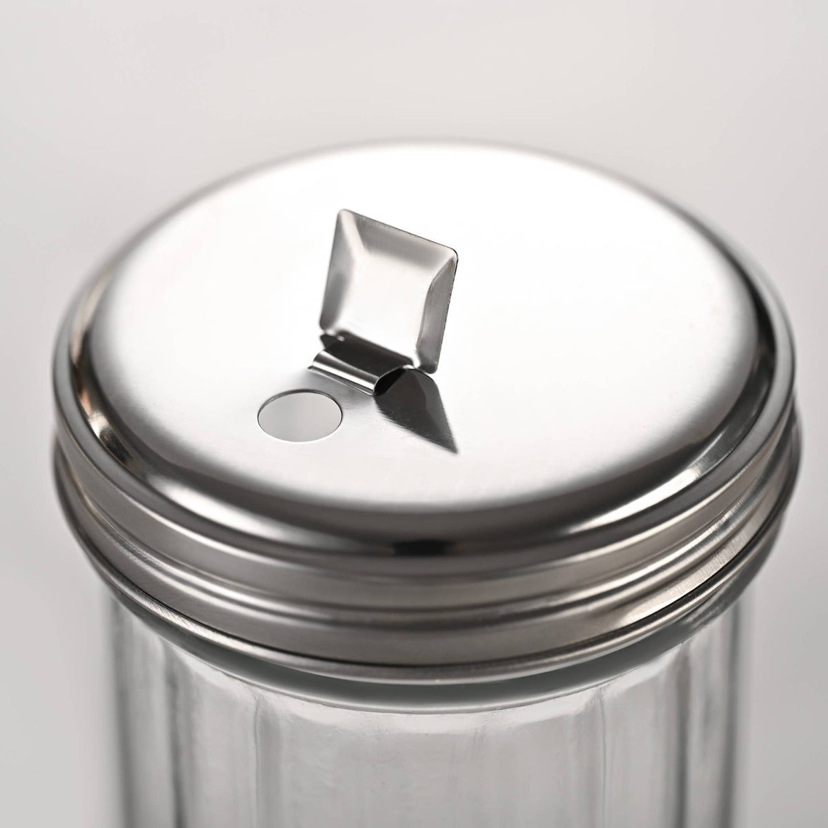 Fox Run Classic Glass Sugar Shaker, 12 Ounce With Lid