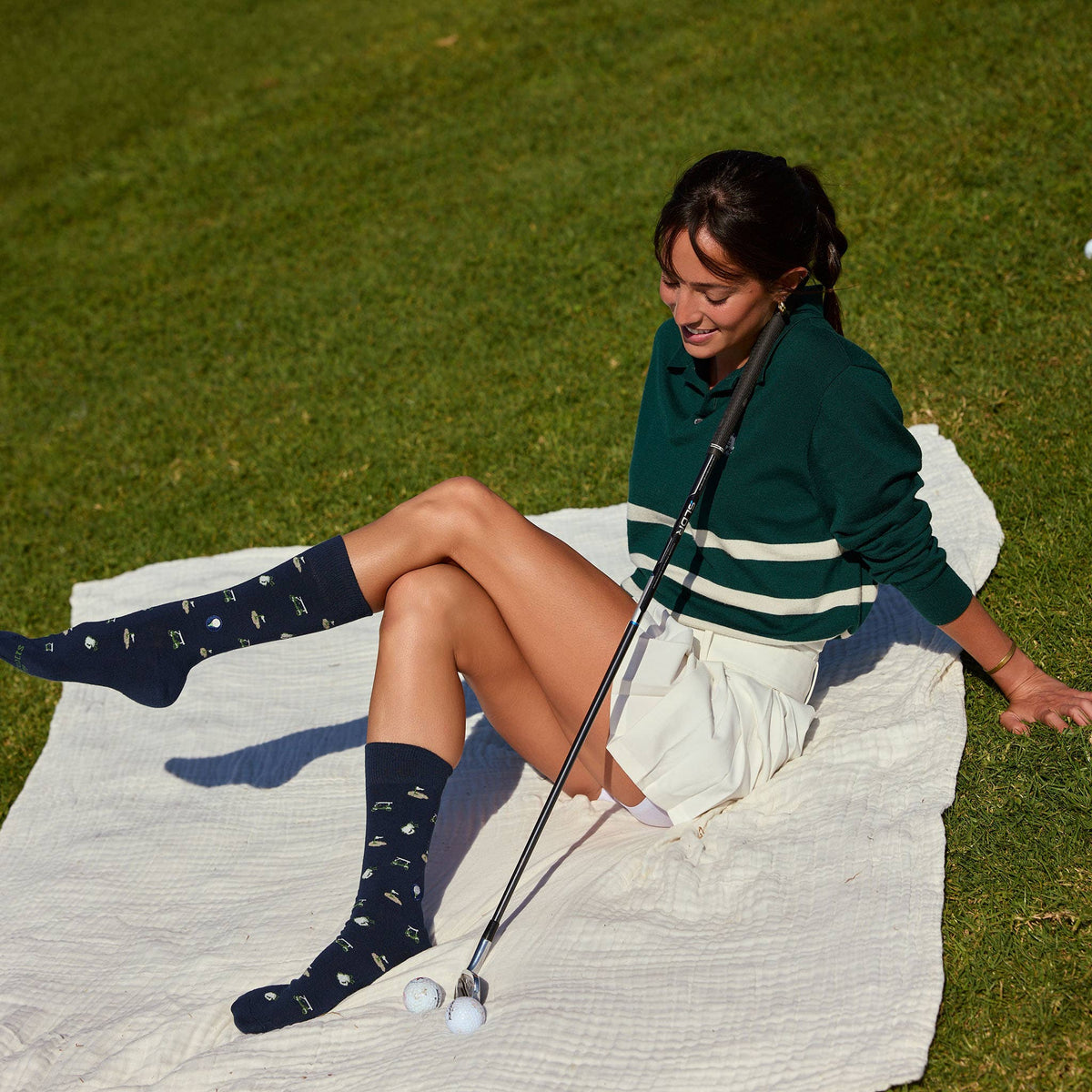 Socks that Support Youth Sports | Navy Golf