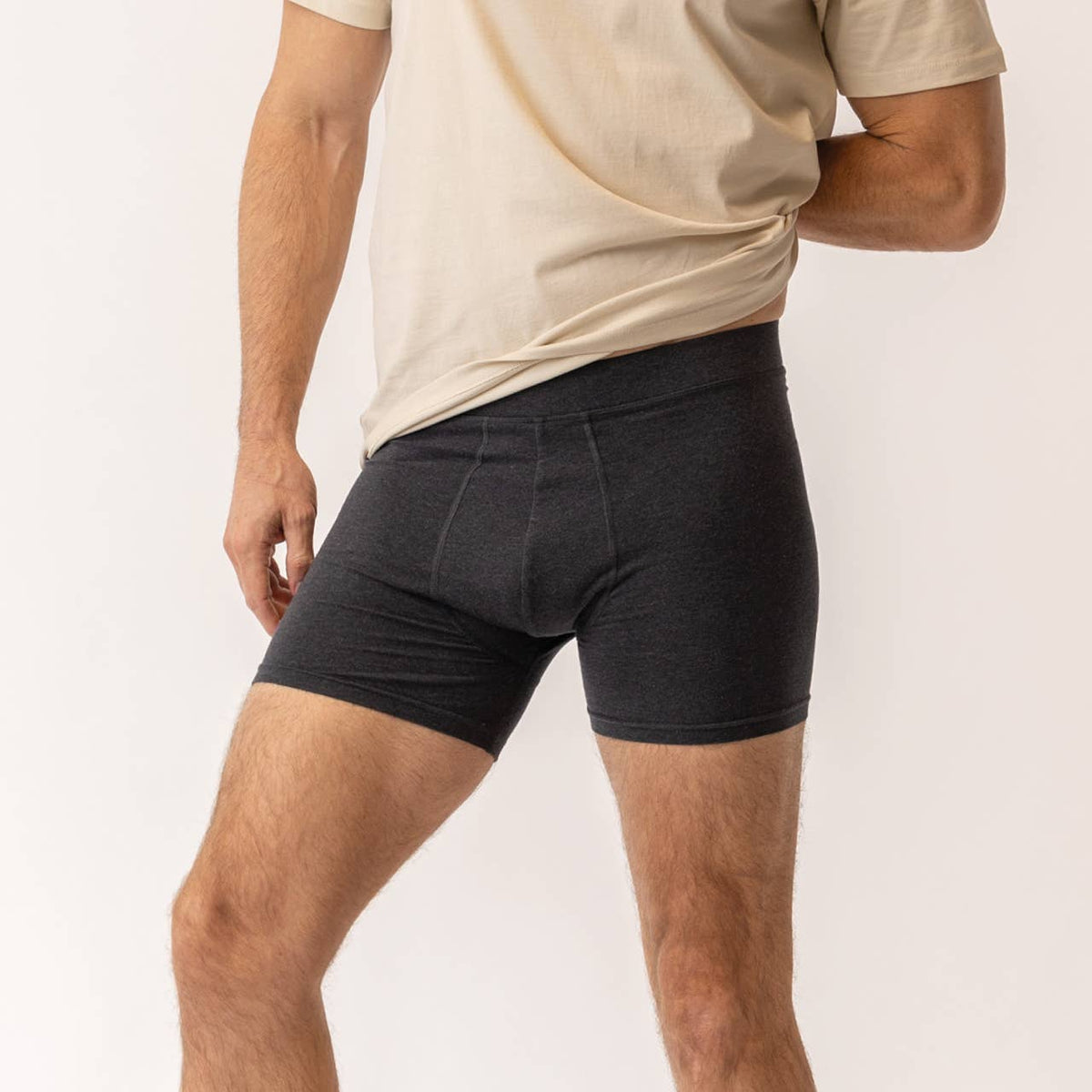 Organic Cotton Men's Boxer Brief Underwear 2 Pak