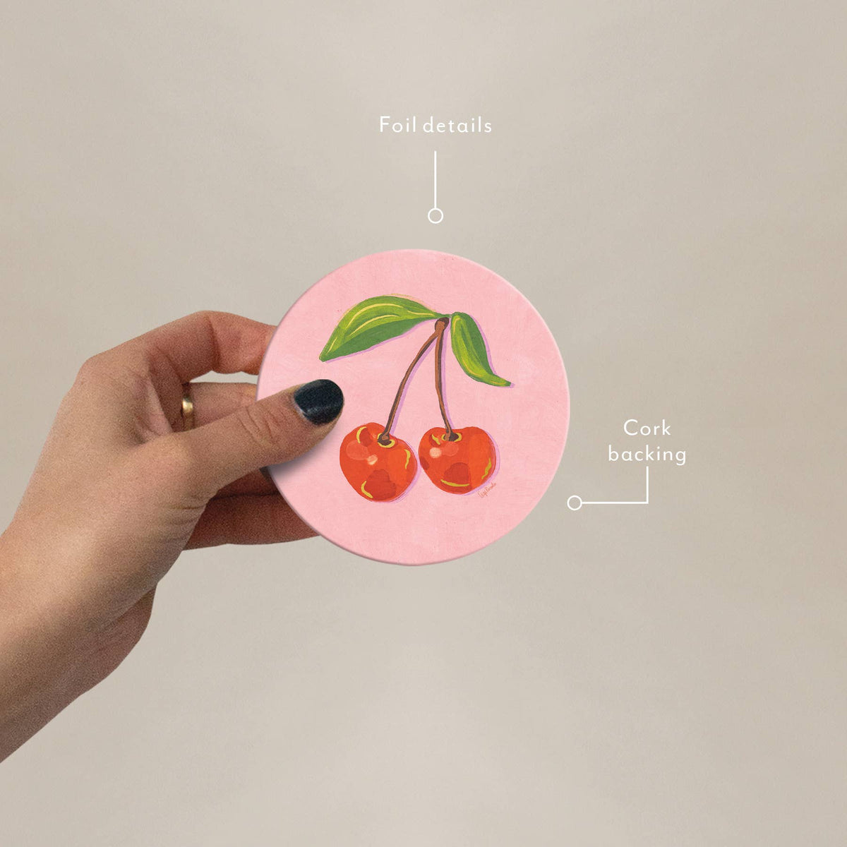 Sweetest Cherries Coaster