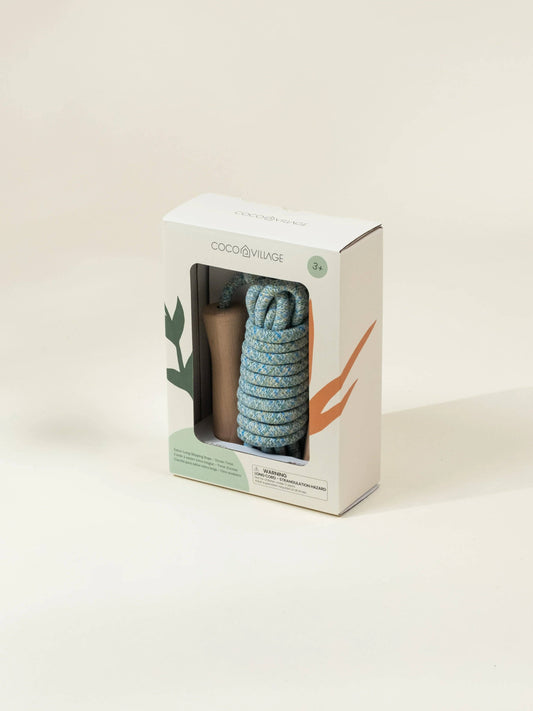 Extra-Long Wooden Handle Skipping Rope – Ocean Twist
