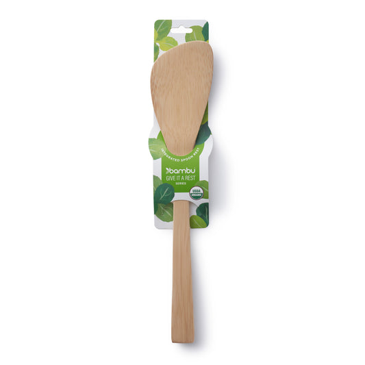 'Give It a Rest' Bamboo Spatula
