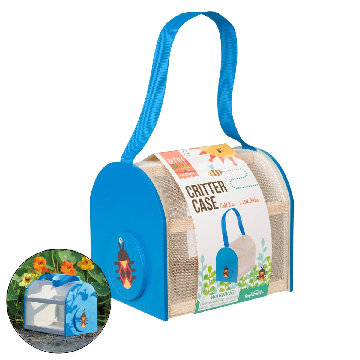 Beetle & Bee Critter Case Certified Wood-Outdoor Play