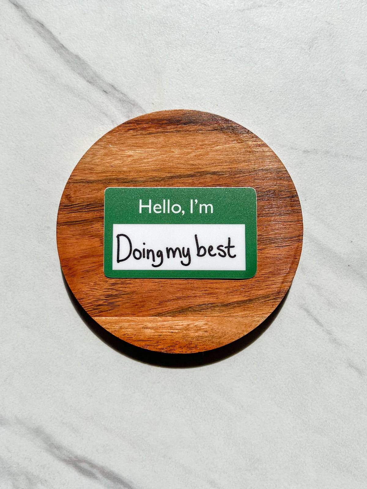 Doing my best sticker
