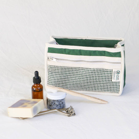 Organic Cotton Padded Toiletry Bag