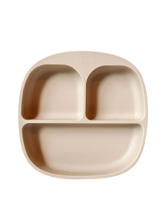 Marlow and Sage – Laurel Plate, cream beige color option in a product photo