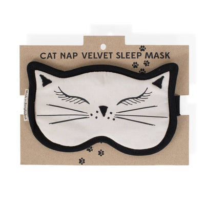 Antifaz de terciopelo Cat Nap