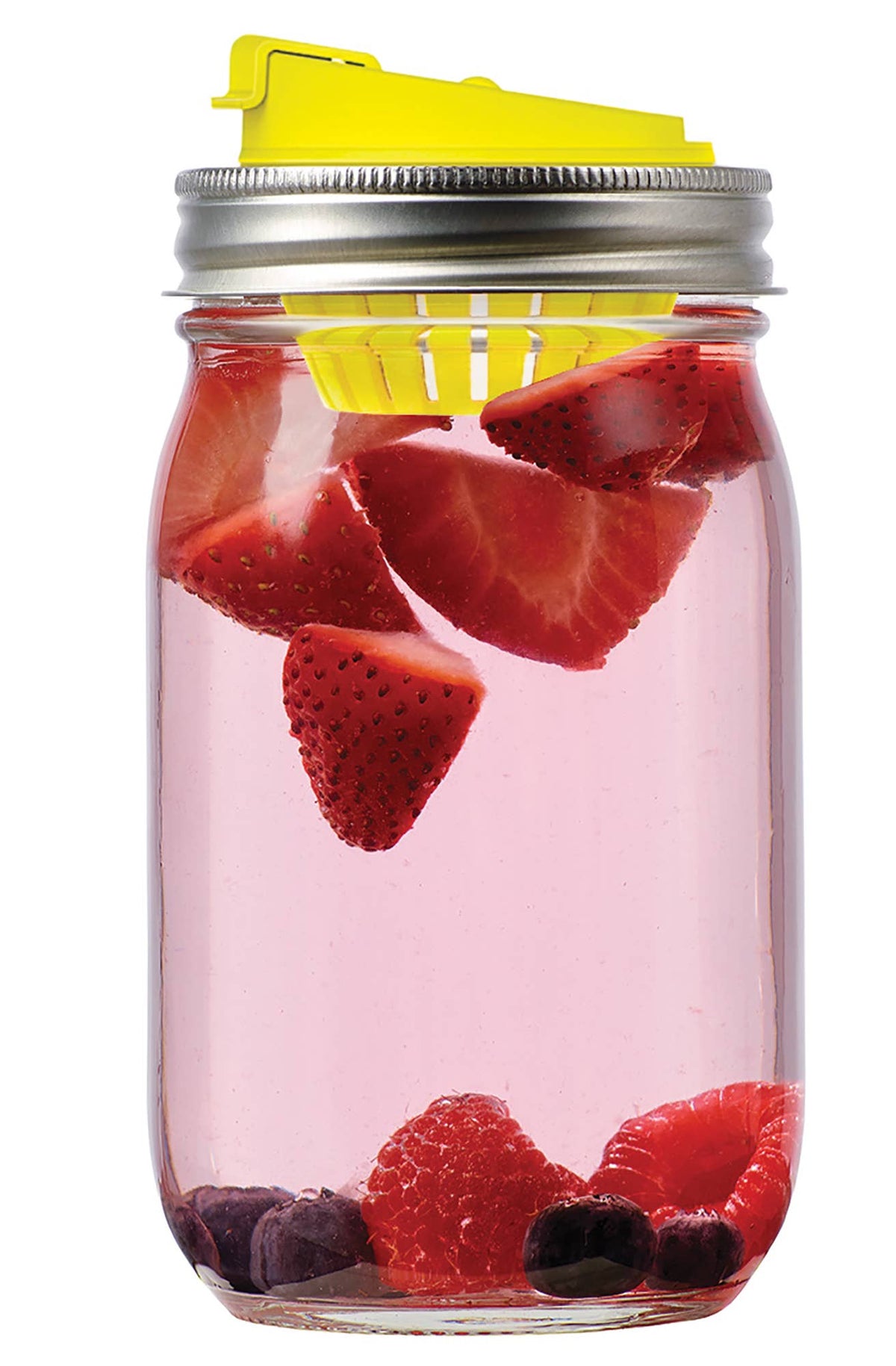 Jarware Fruit Infusion Drink Lid for Regular Mouth Mason Jar