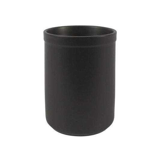Stoneware Utensil Holder Black