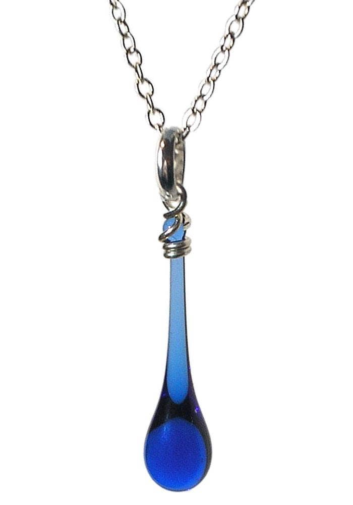 Maressa Glass Teardrop Pendant Necklace