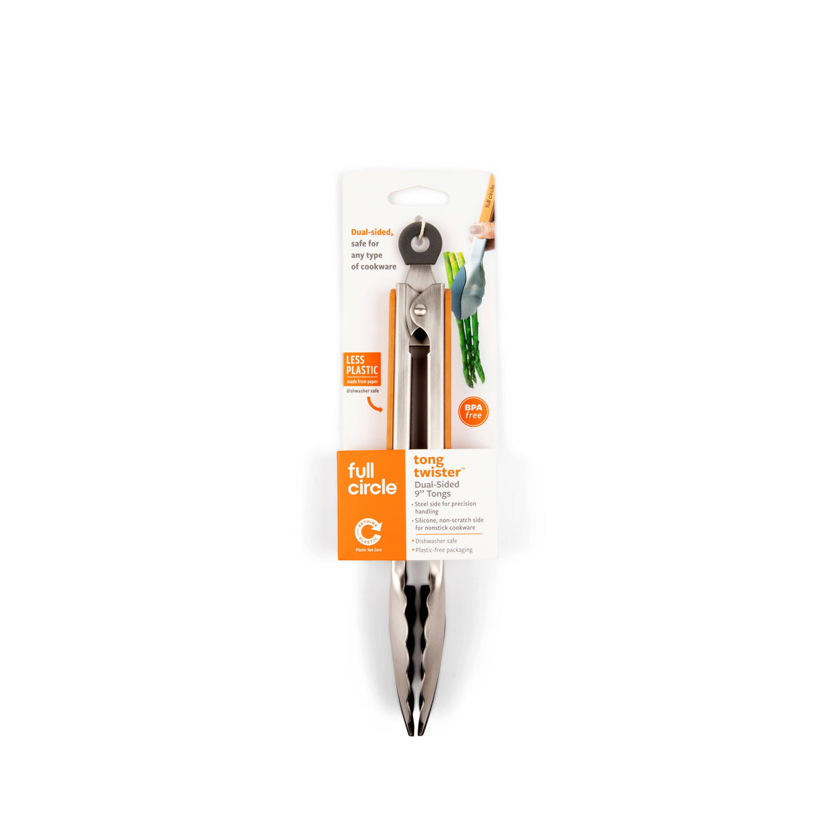 Tong Twister - Dual-Sided Silicone & Stainless Steel Tongs