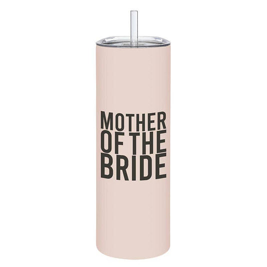 Santa Barbara Design Studio by Creative Brands Matte Skinny Tumbler - Mother of the Bride: tumbler photographed against white