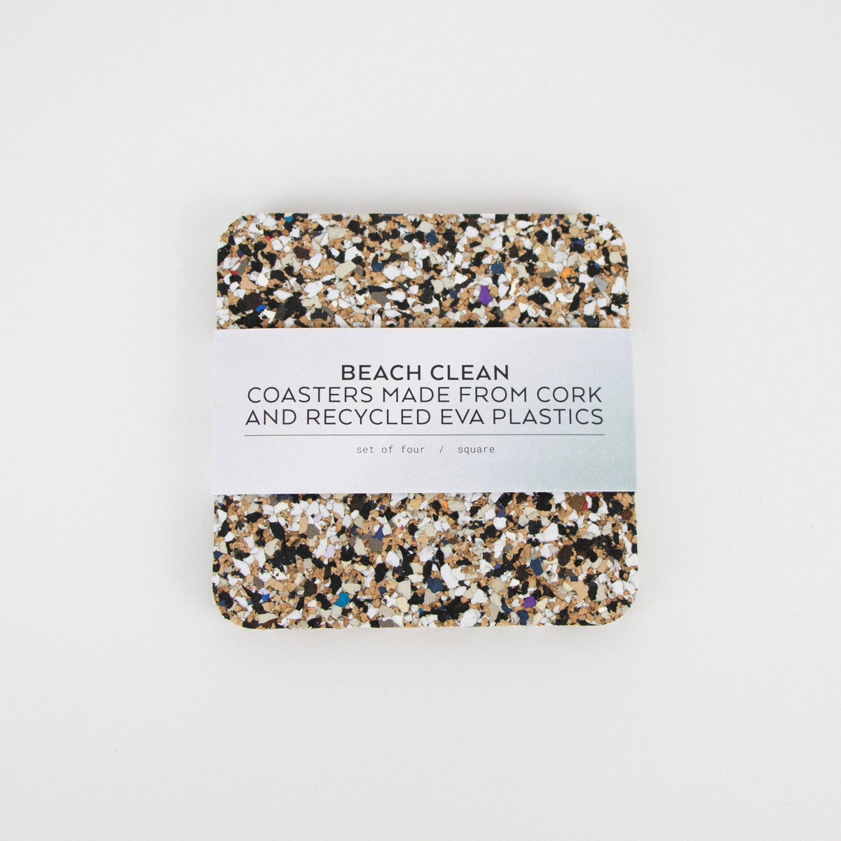 Beach Clean Coasters | Square | Set of 4
