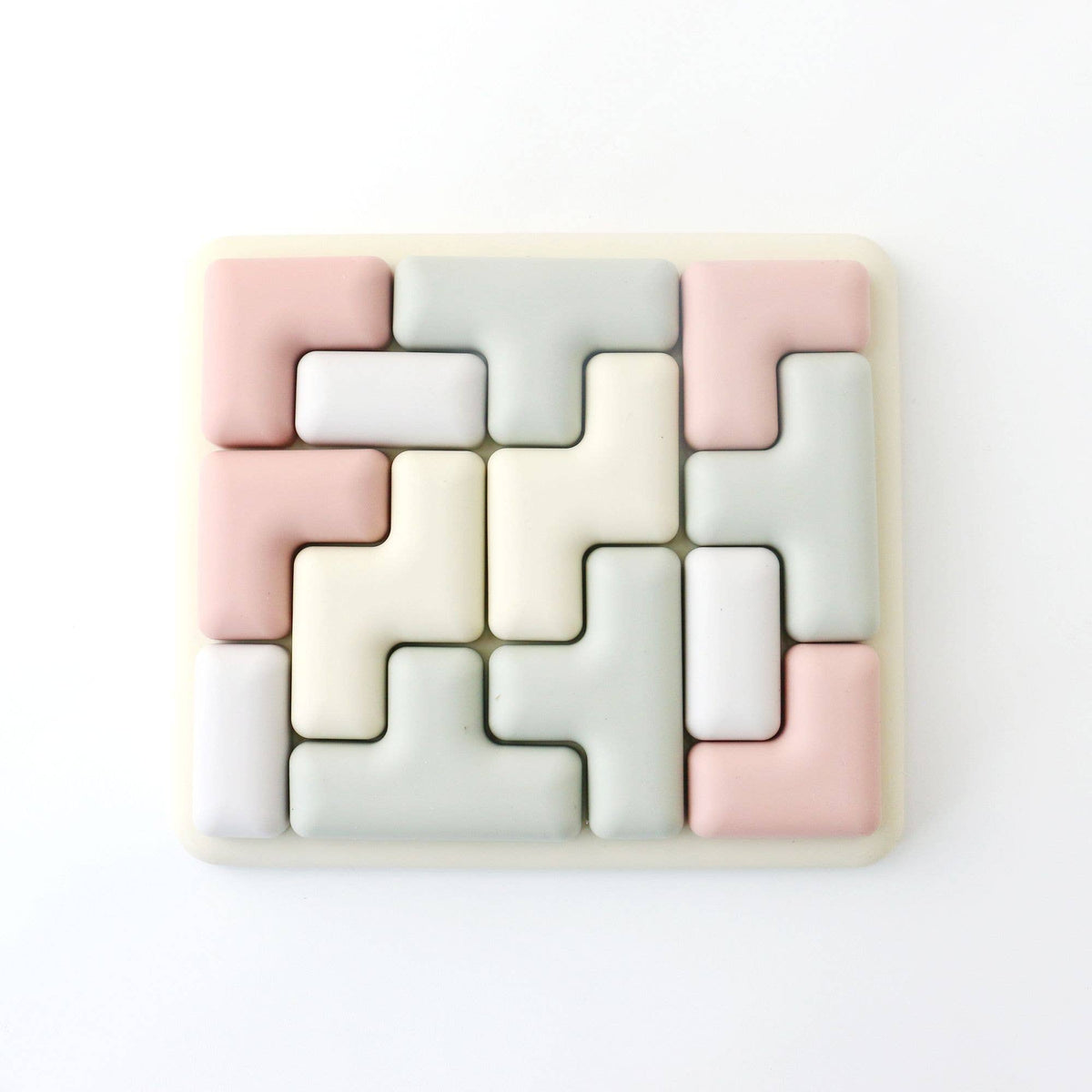 Pentomino Silicone Puzzle – Montessori Shape & Logic Toy