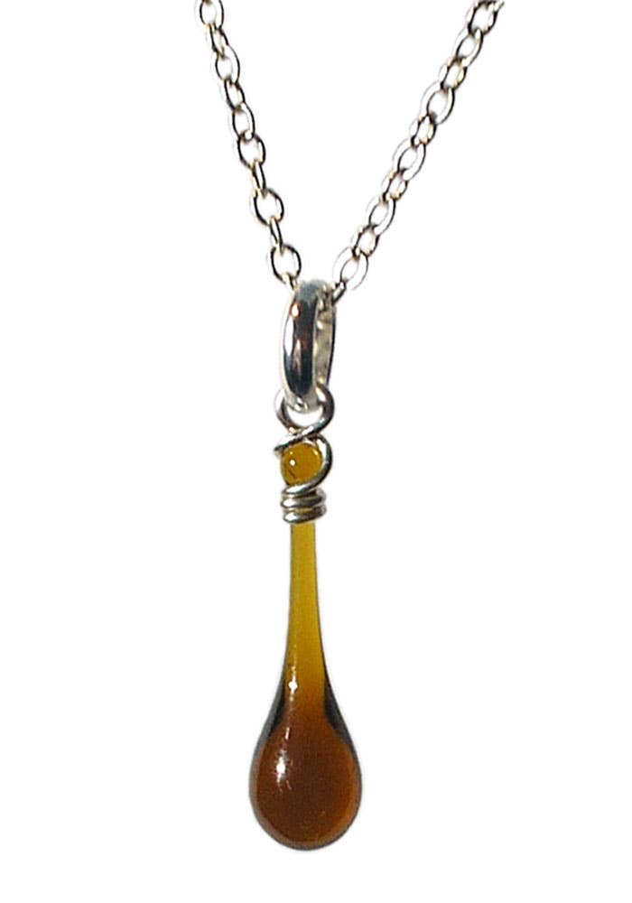 Maressa Glass Teardrop Pendant Necklace