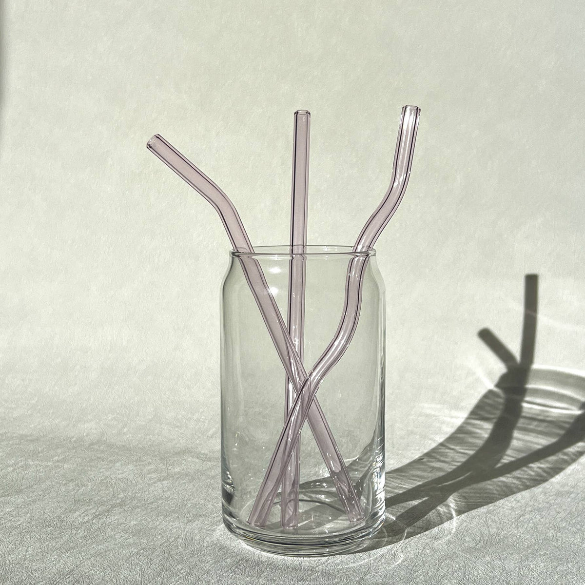 Glass straws for 16 oz Libbey can 8 inches