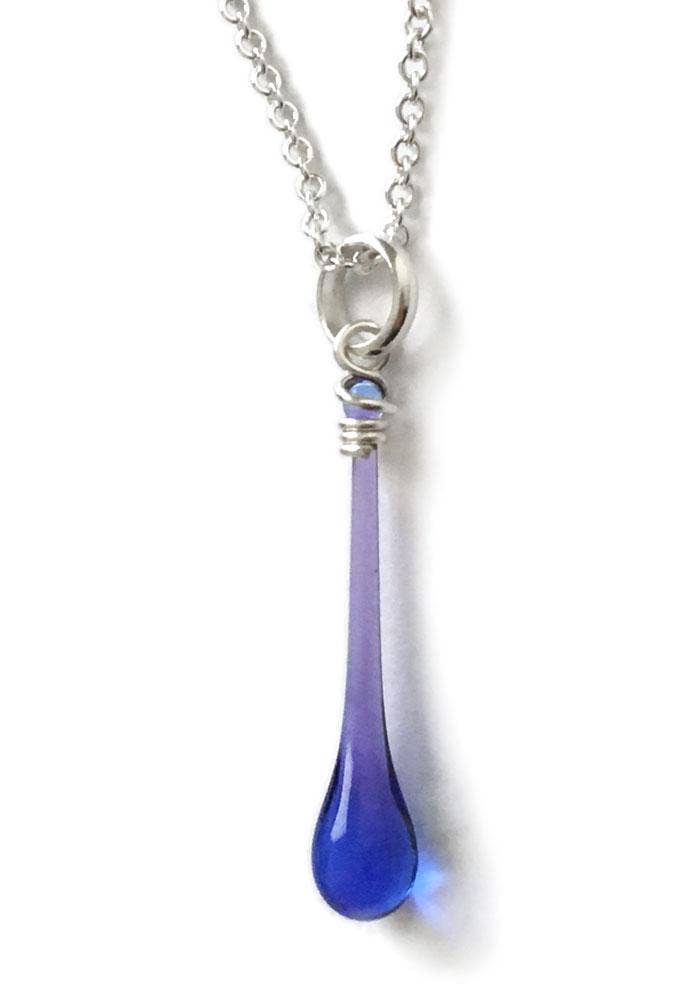 Maressa Glass Teardrop Pendant Necklace