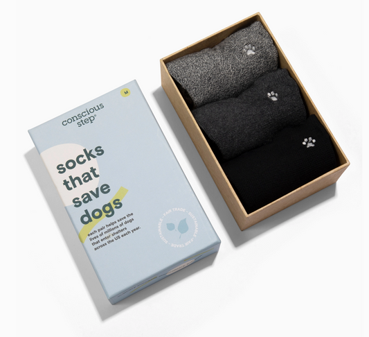 Ankle Socks Box Set of Three - That Save Dogs