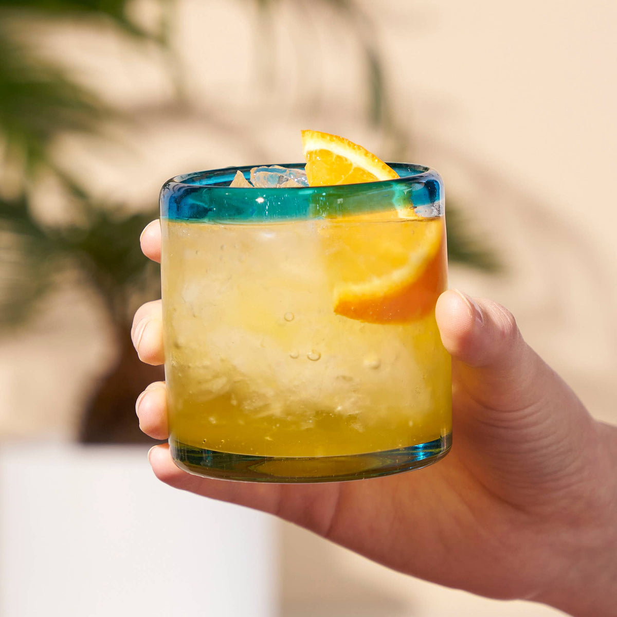 Segunda Vida Primavera Recycled Glass Tumblers Set of 2