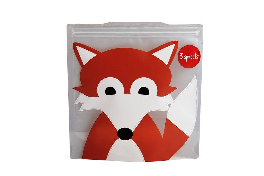 Kids Reusable Sandwich Bag - Fox