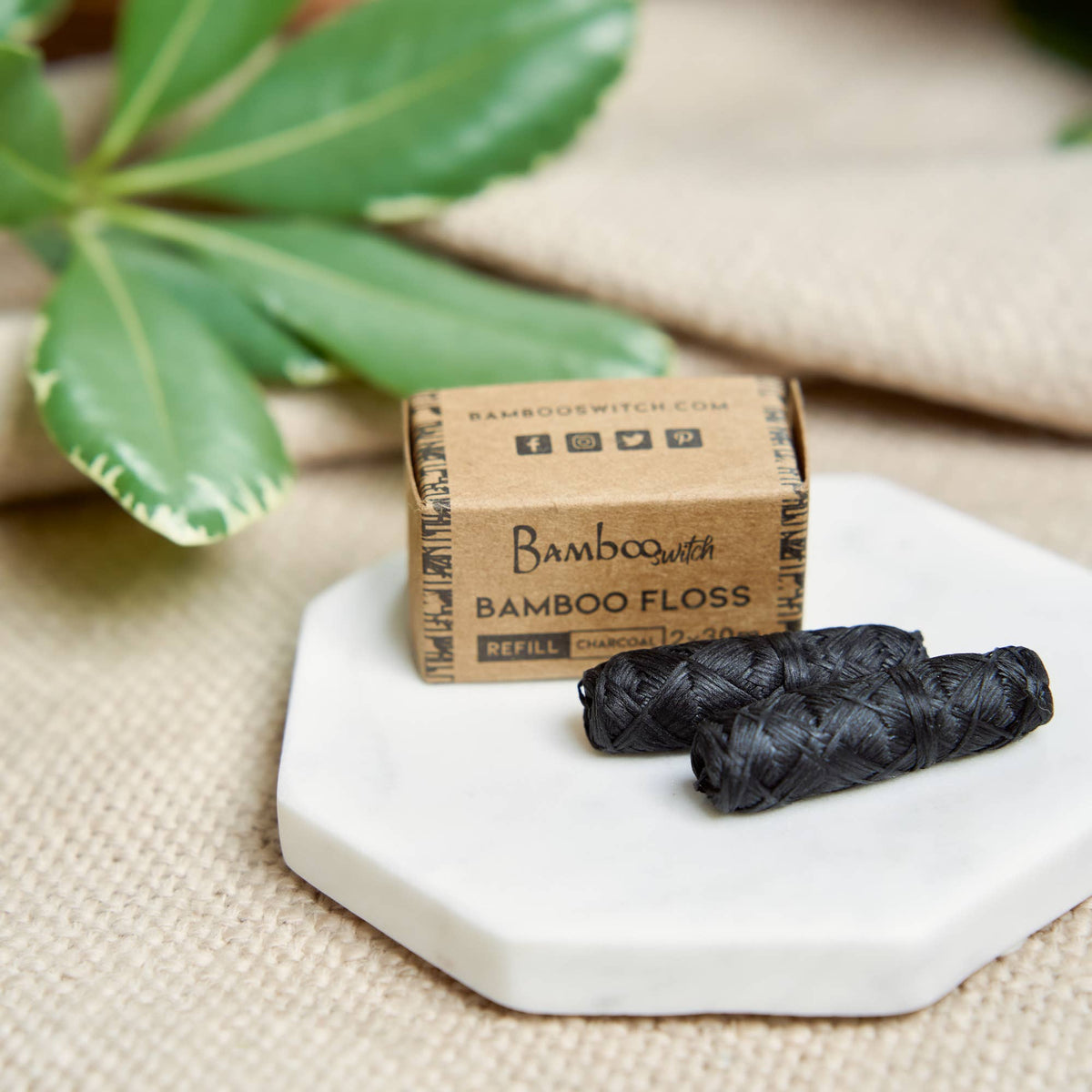 Charcoal Bamboo Floss Refill 2 Pack