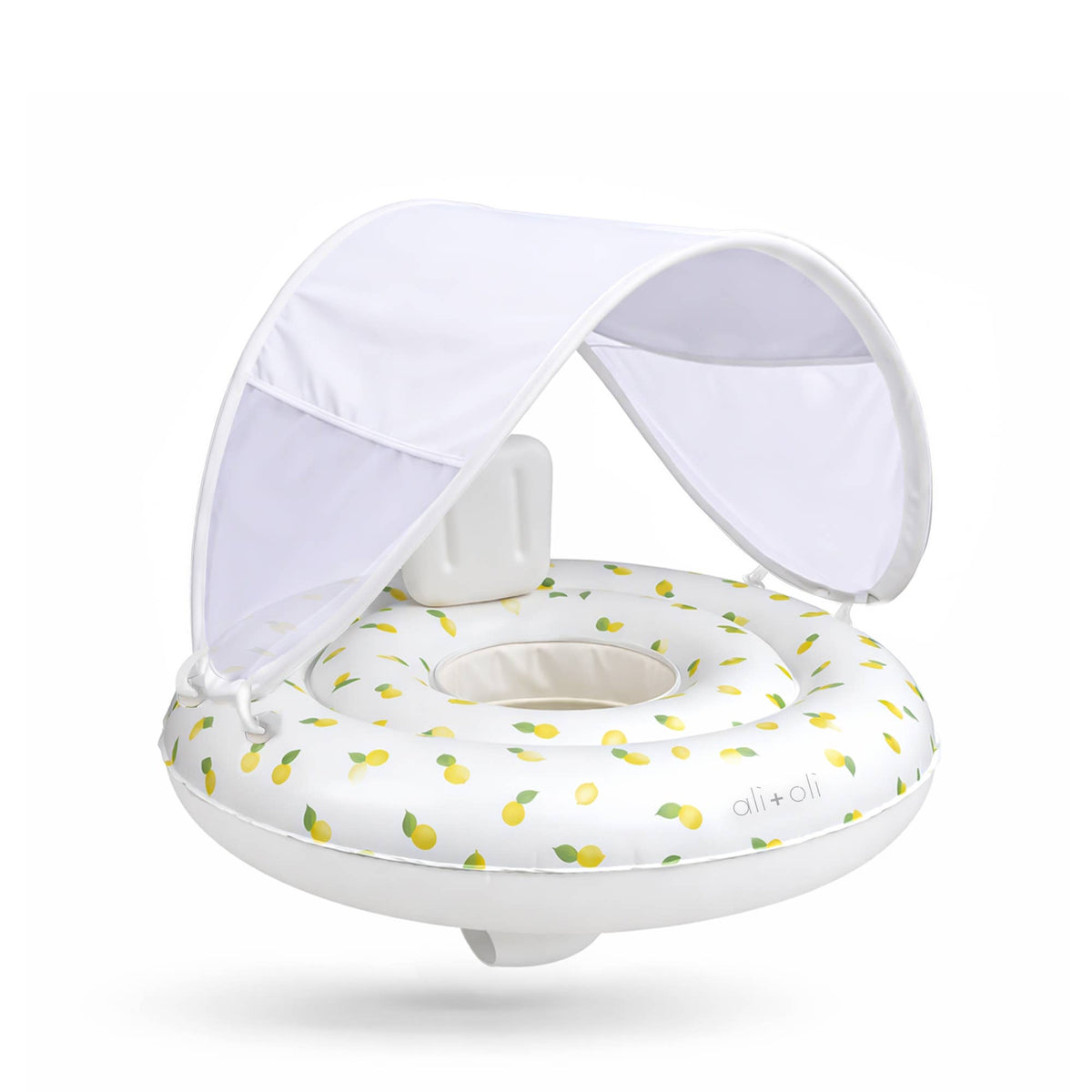 Baby Swim Seat with Sun Canopy (Lemons)