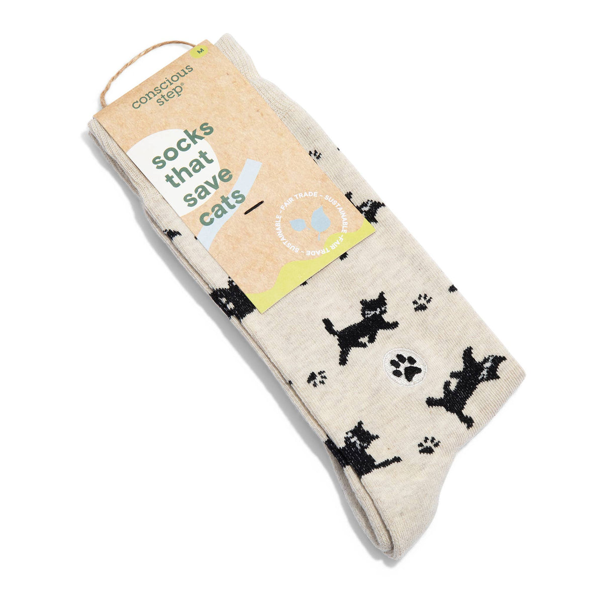 Socks that Save Cats | Beige Cats - Gifts for Cat People
