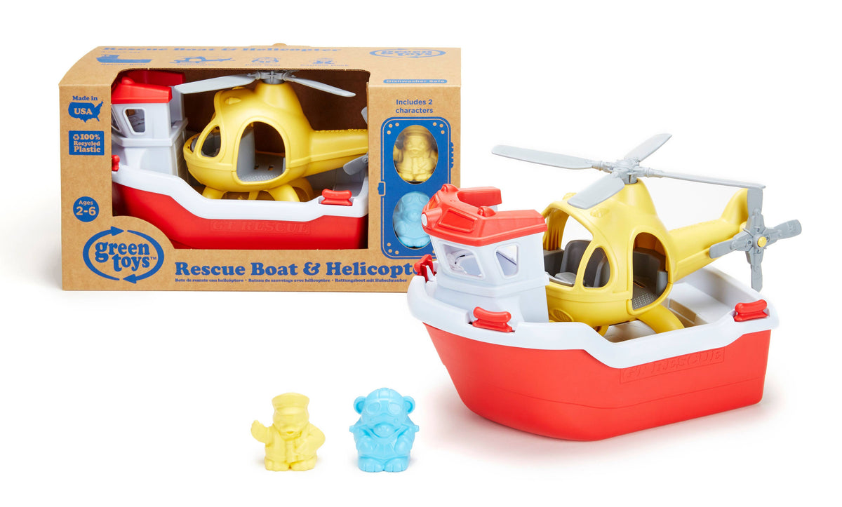 Rescue Boat & Helicopter
