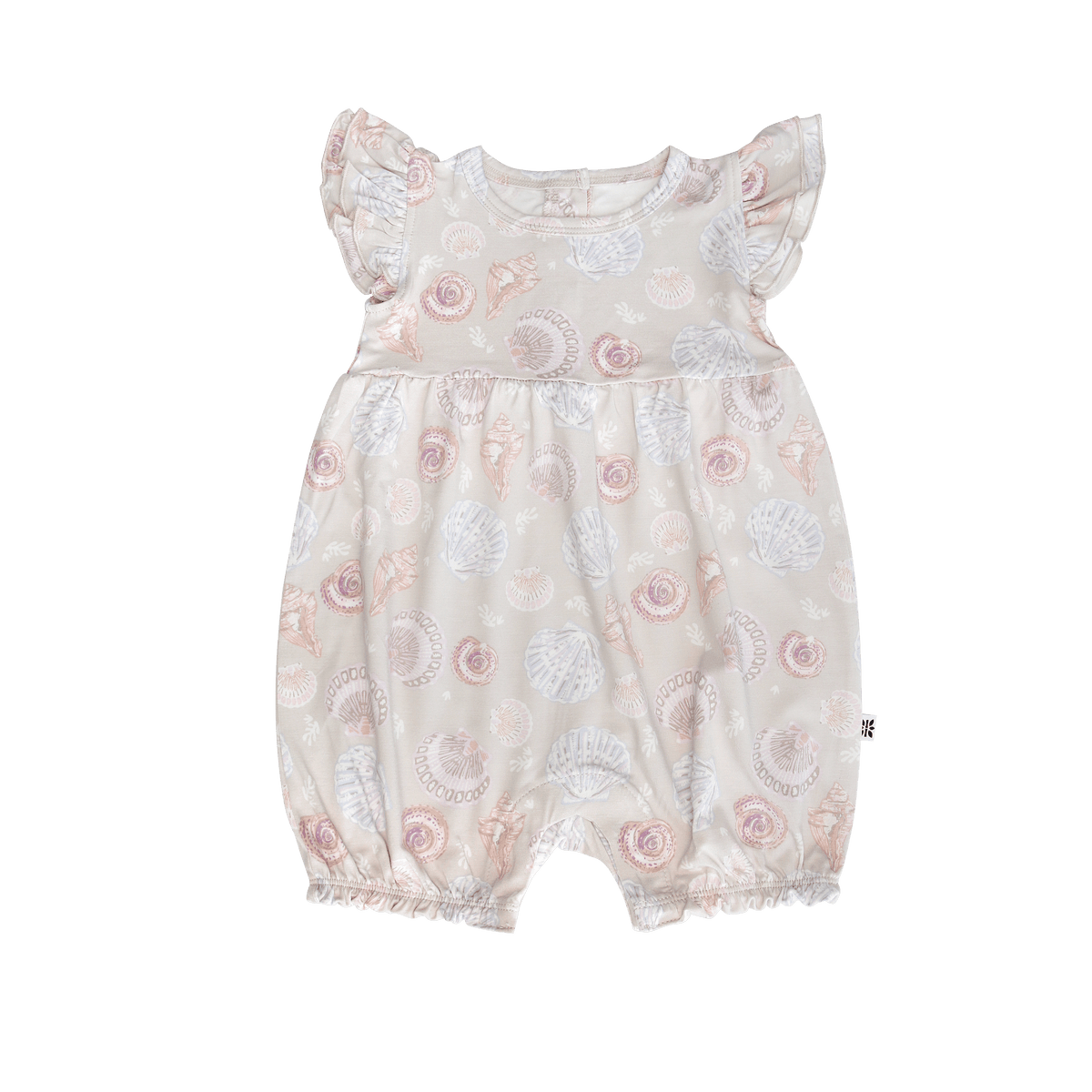 Sandy Beach Bamboo Ruffle Romper