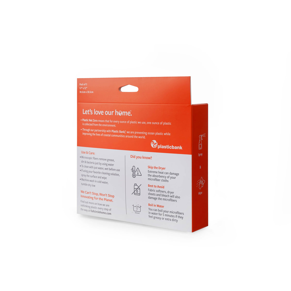 Renew Recycled Essential Microfiber Cloths (set of 5)