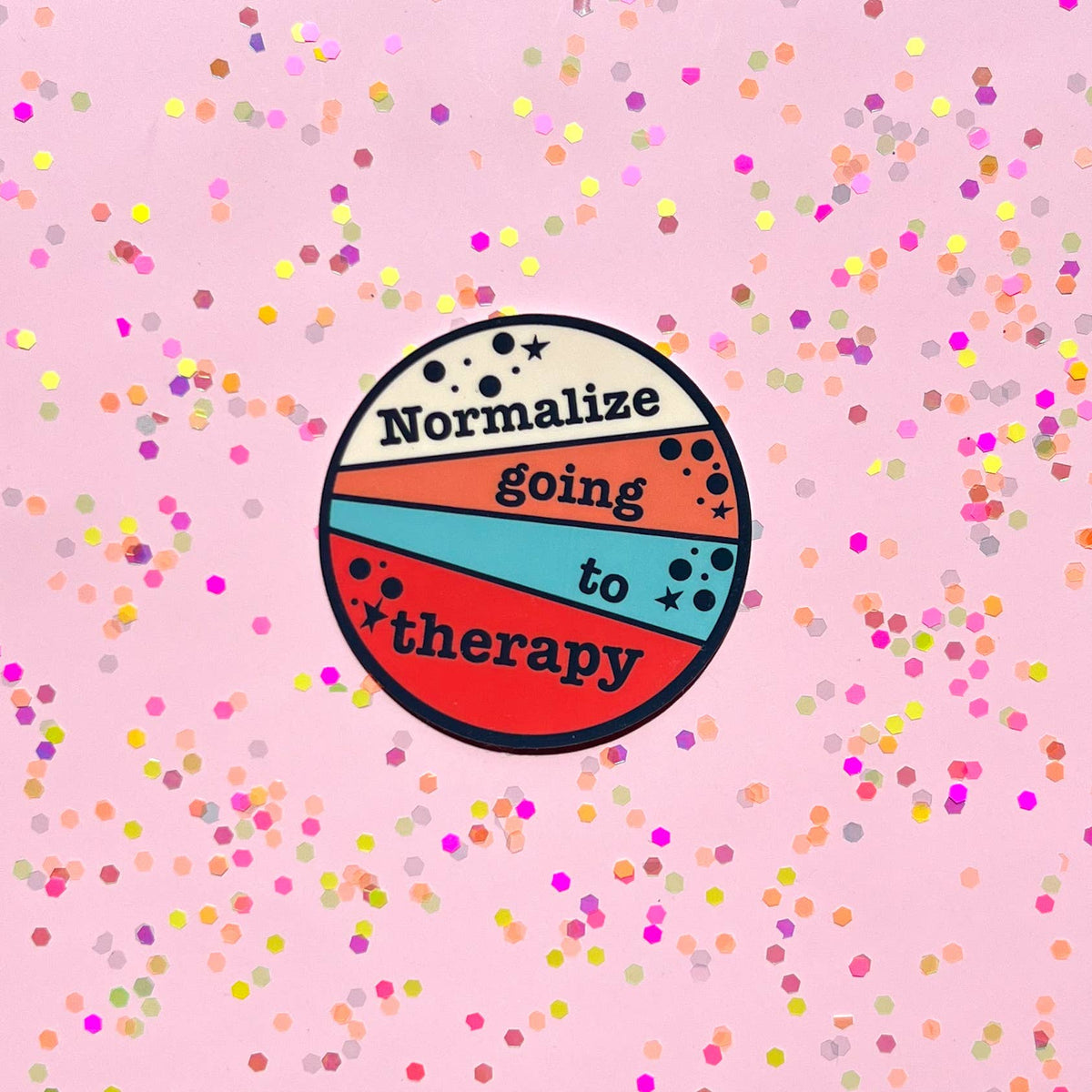 Normalize going to therapy sticker
