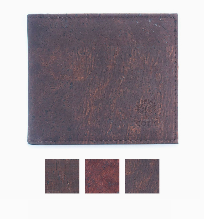 Dark Brown Cork Men's Wallet