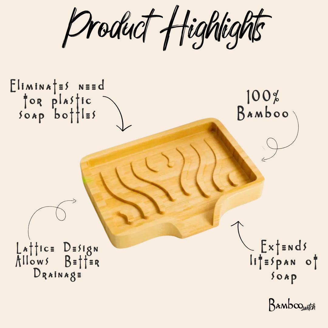 Bamboo Soap Lift | Wavy | Earth Day Bestseller