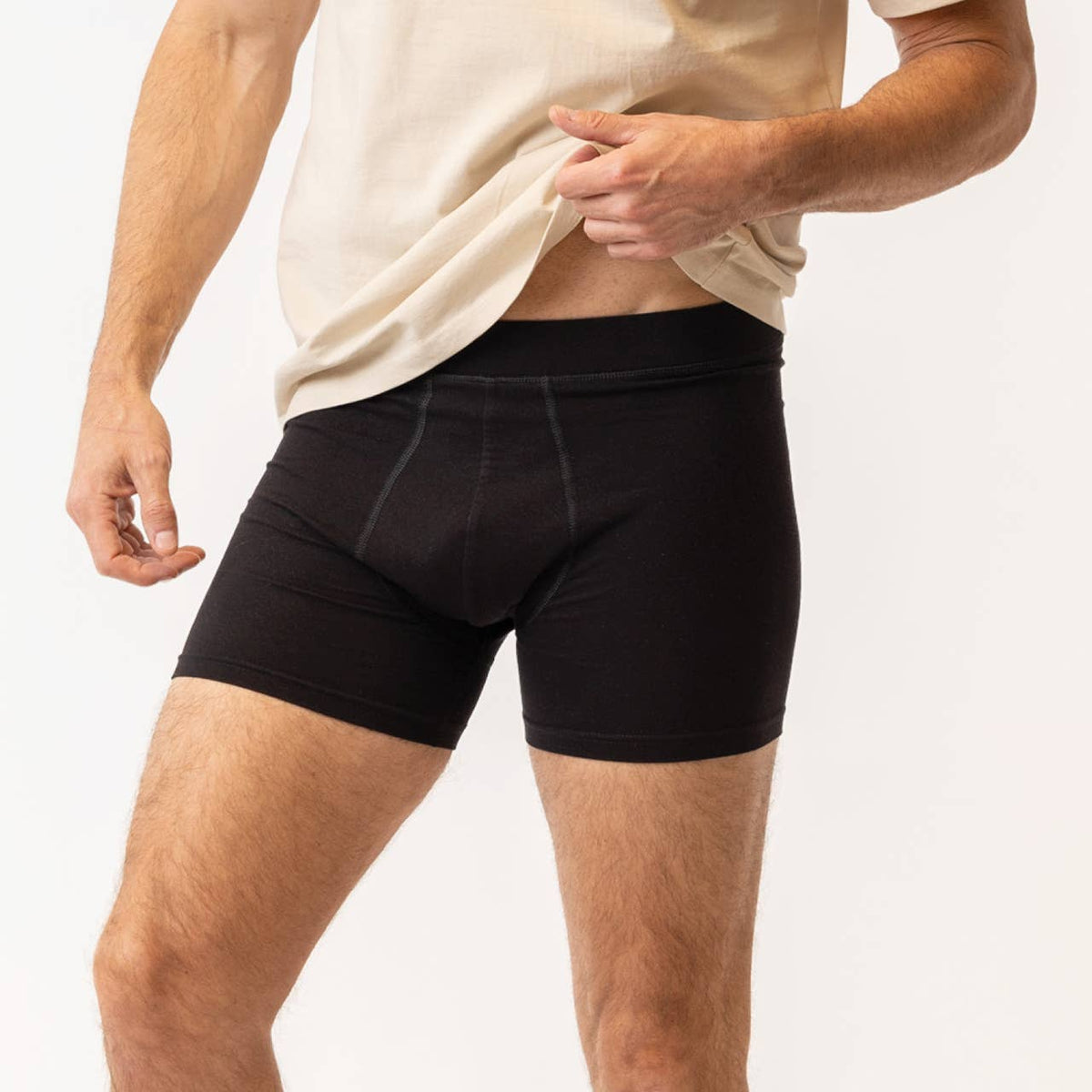 Organic Cotton Men's Boxer Brief Underwear 2 Pak