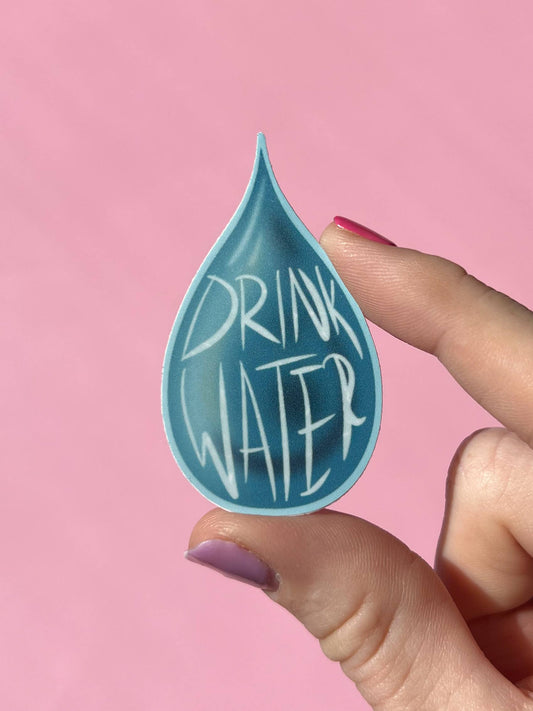 Drink Water Sticker