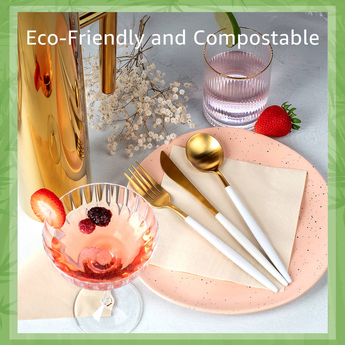Bamboo Everyday Napkins - 50 Pack - 2 Ply