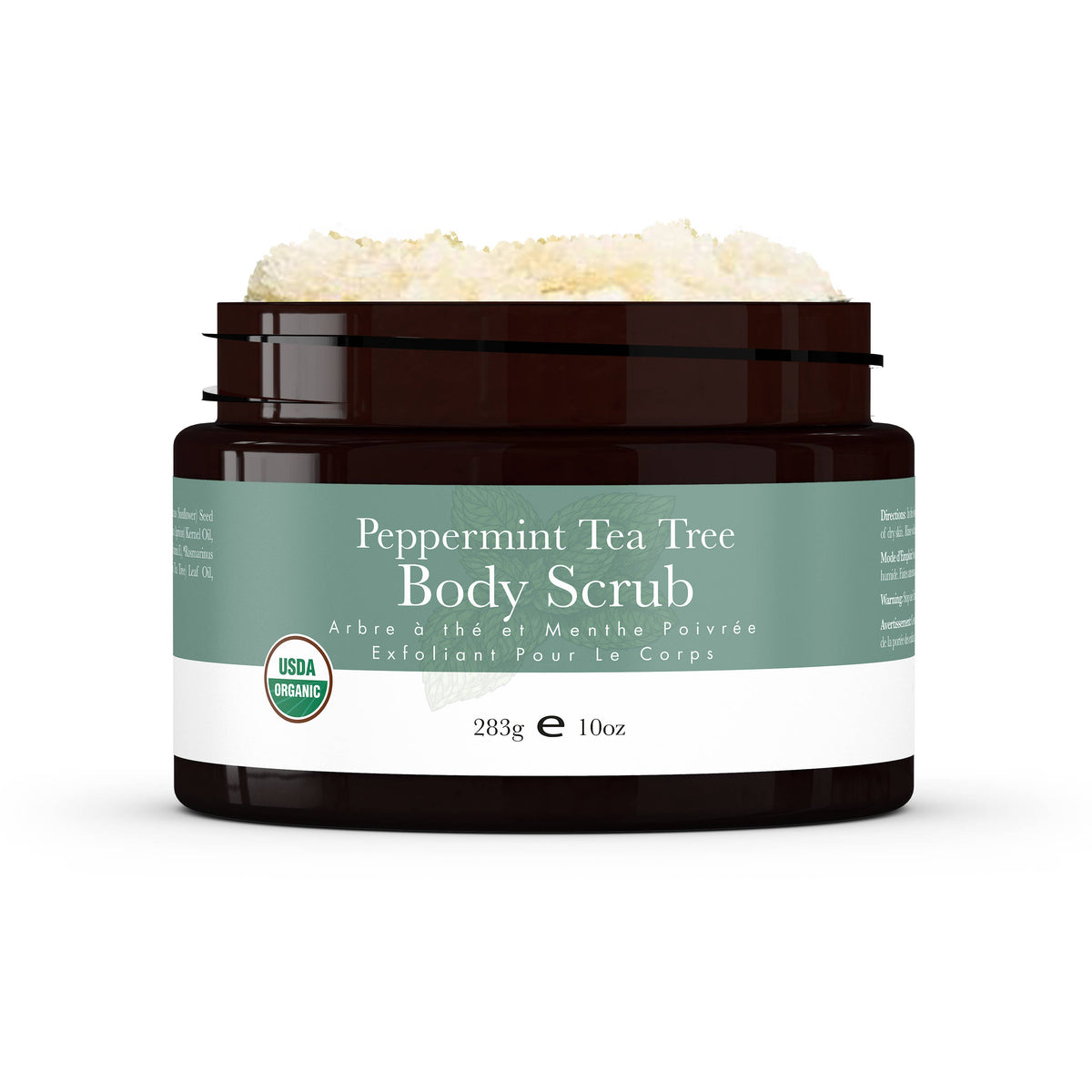 Organic Sugar Body Scrub 10oz (2 Scent Options)