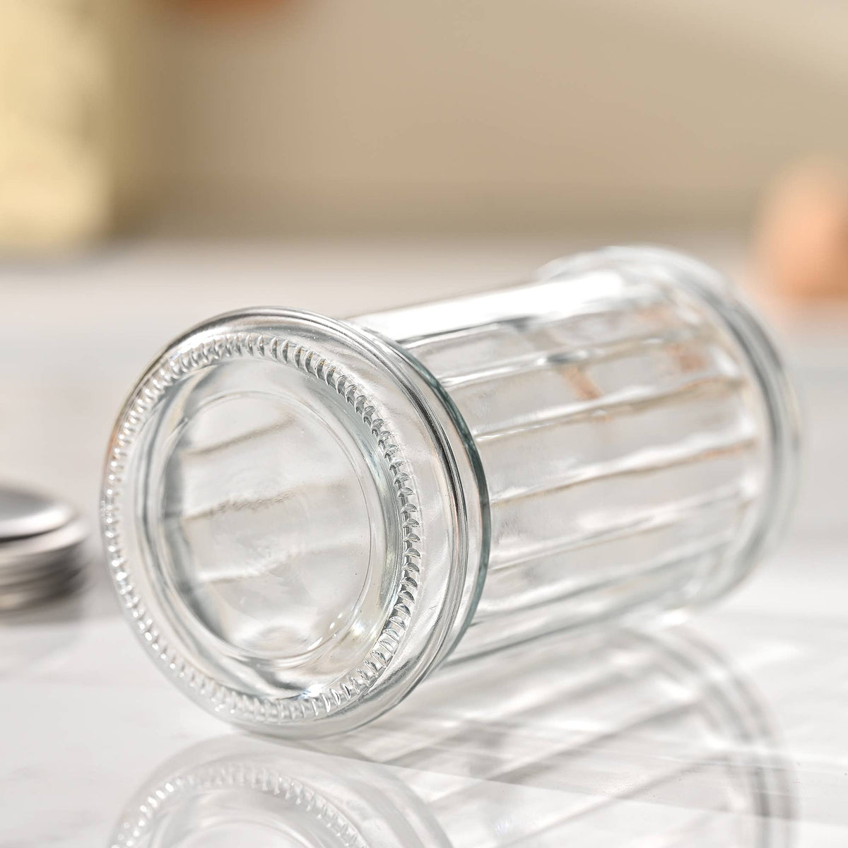 Fox Run Classic Glass Sugar Shaker, 12 Ounce With Lid