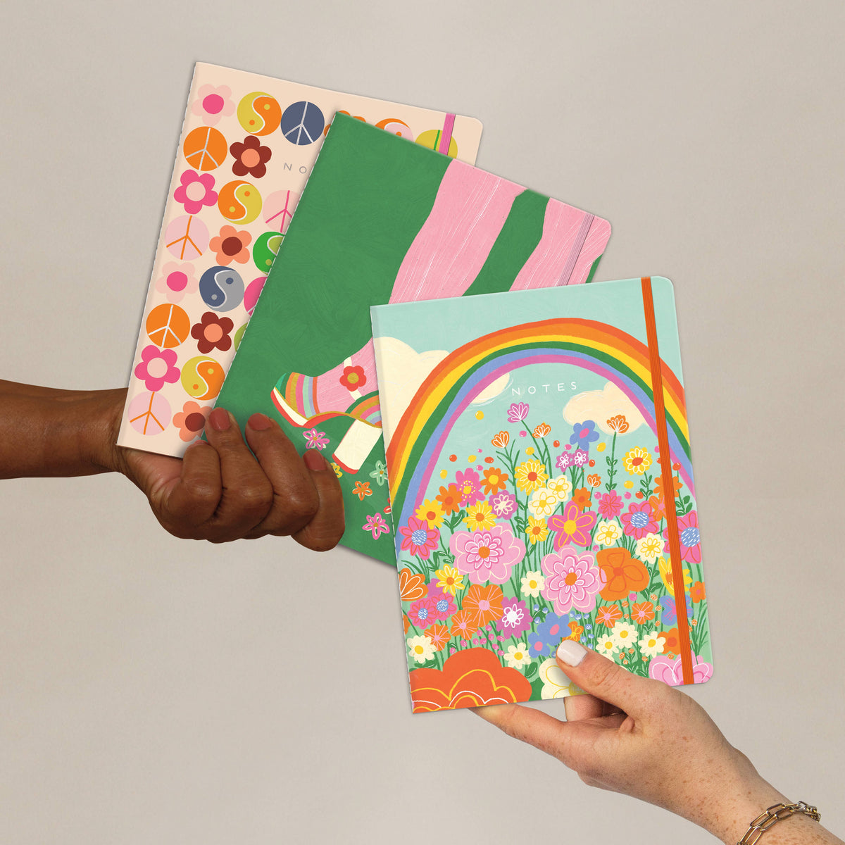 Happy Pride Sewn Trio Notebook Set