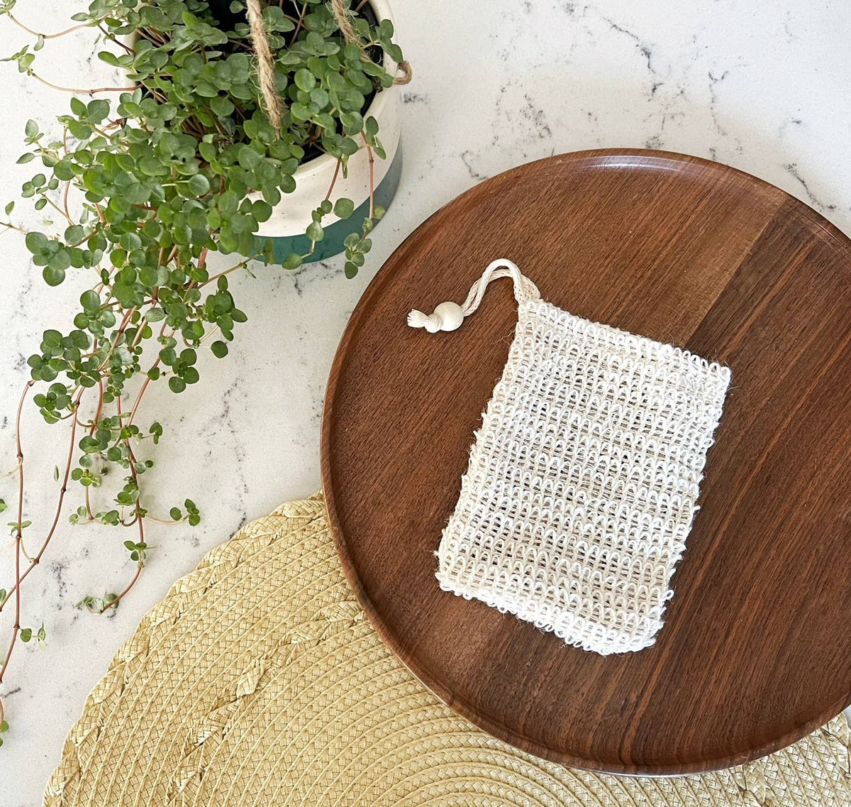 Biodegradable Natural Sisal Soap Saver Pouch