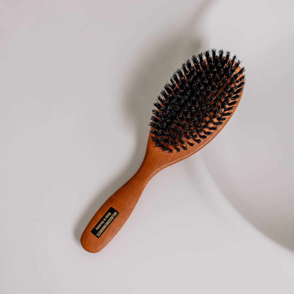 Hairbrush wood pearwood made in Germany spa wellness