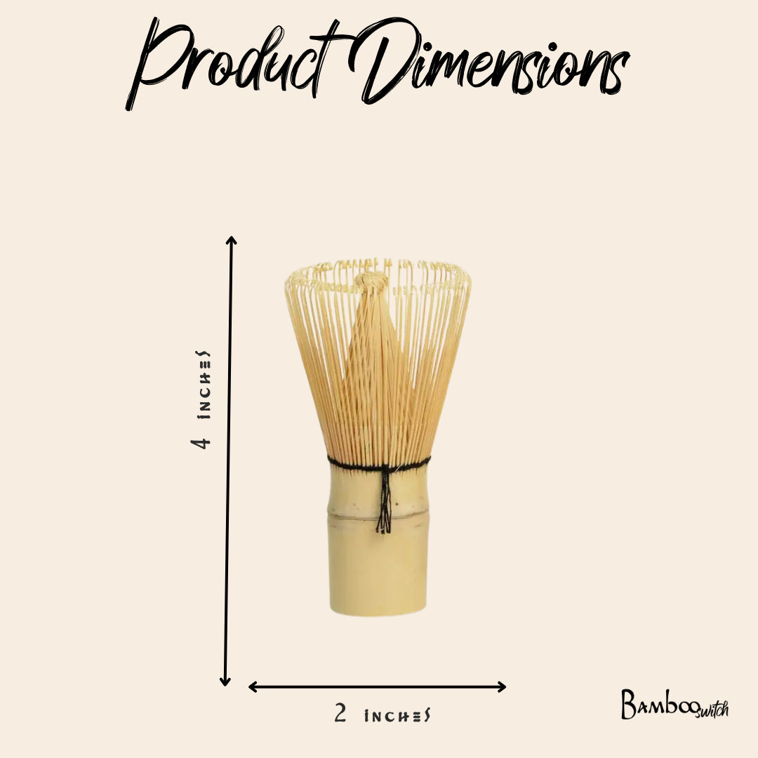 Bamboo Matcha Tea Whisk in Paper Tube