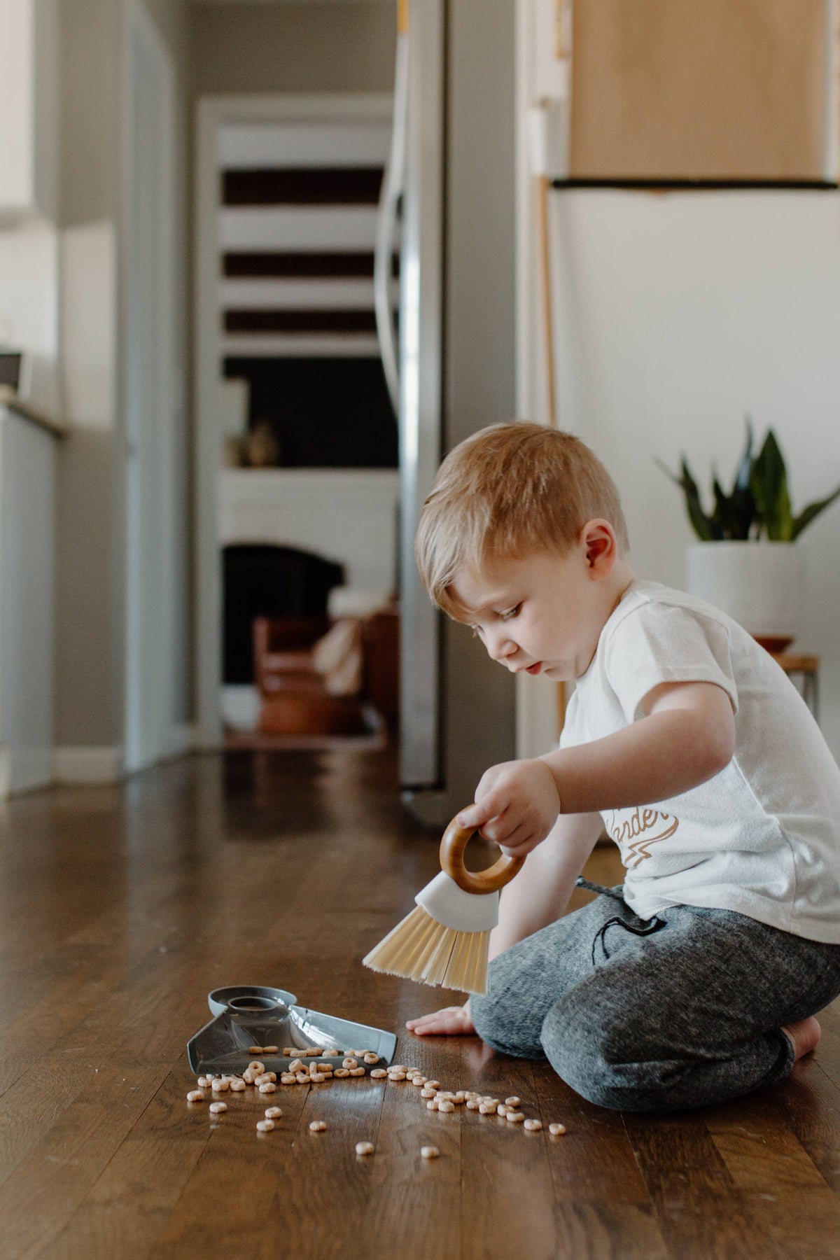 Tiny Team Mini Broom and Dustpan