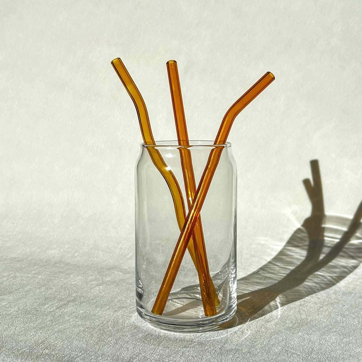 Glass straws for 16 oz Libbey can 8 inches