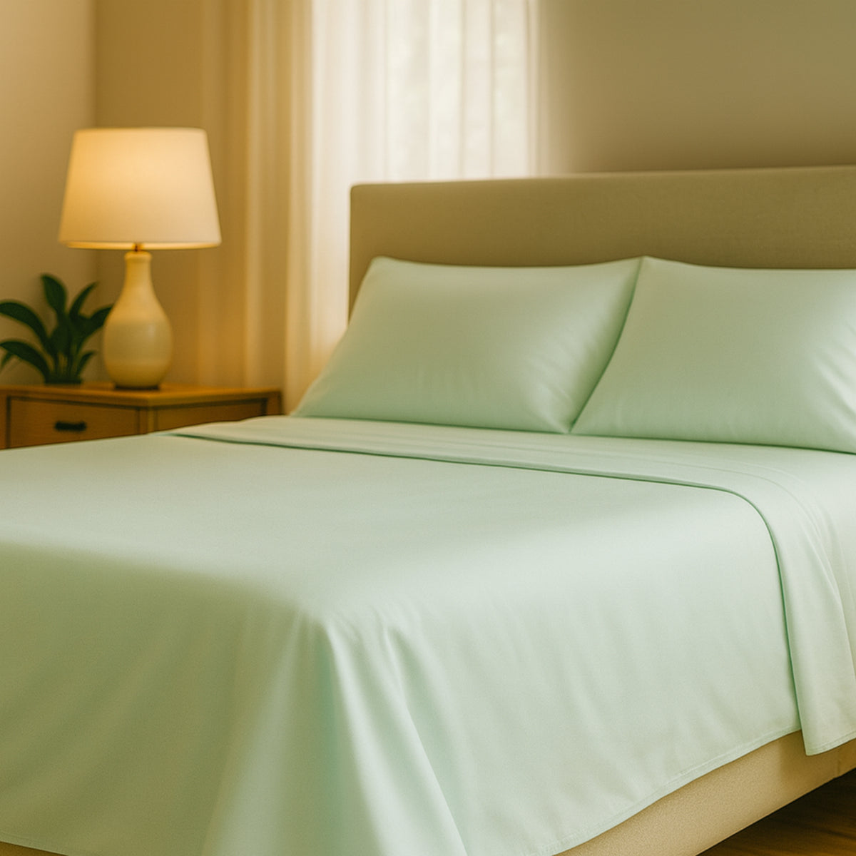 Bamboo Viscose Sheets Set – 4PC Soft Cooling Bedding
