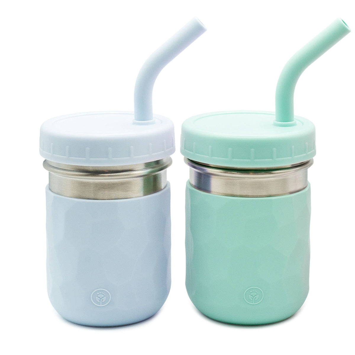 3-in-1 Stainless Steel Kids Cups – 8 oz, Set of 2