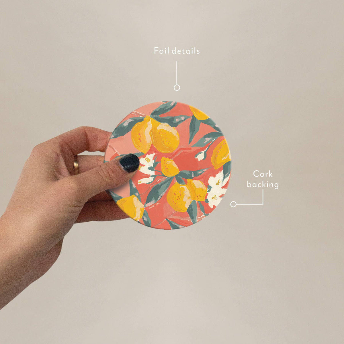 Lemon Drops Coaster
