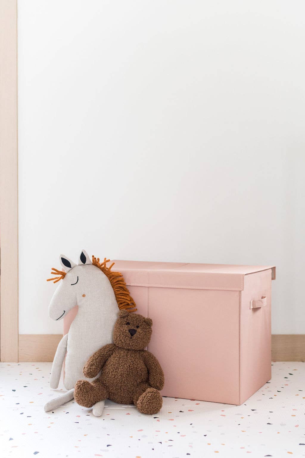 Kids Recycled Fabric Toy Chest - Solid Colors